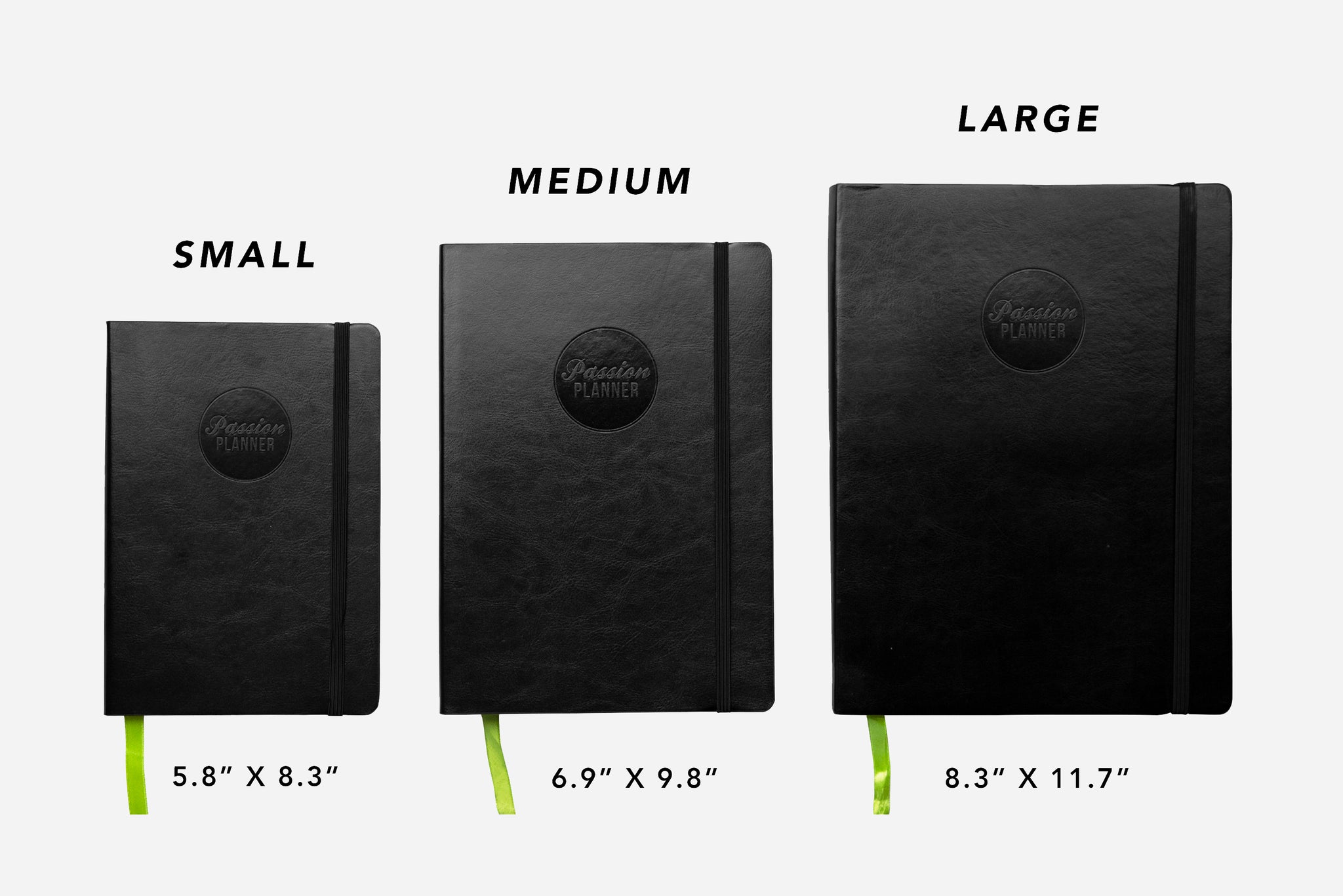 Passion Planner Size Differences