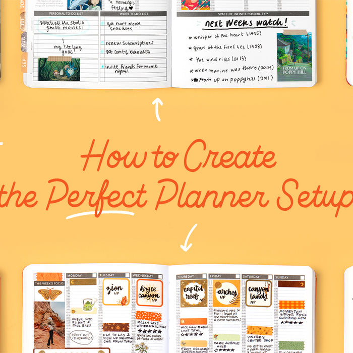 How to Create the Perfect Planner Set Up