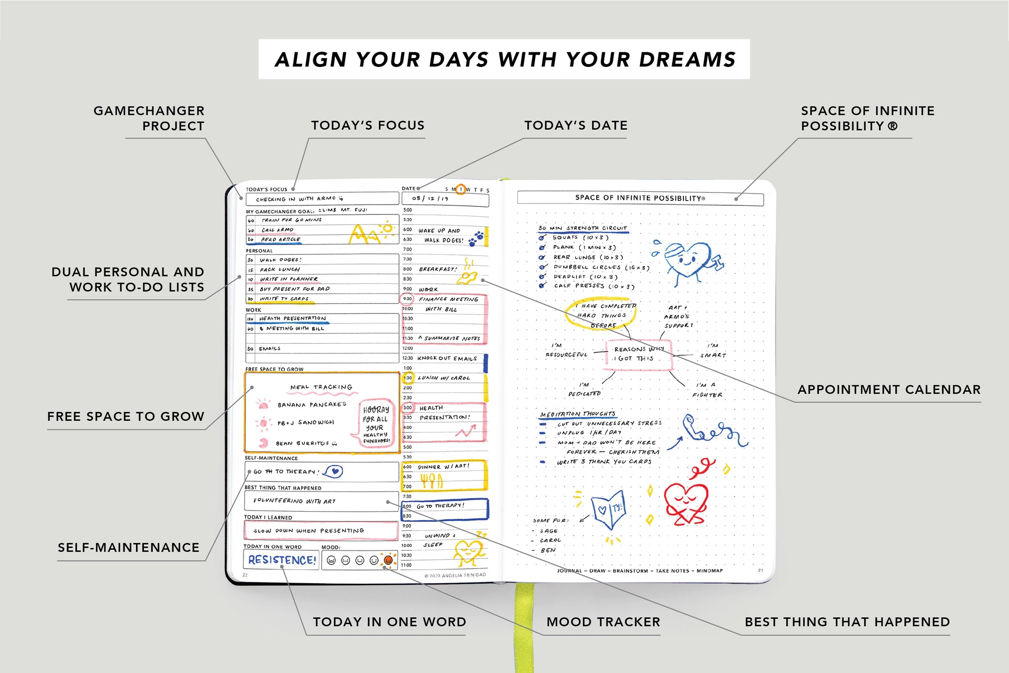 Passion Planner Daily Infographic